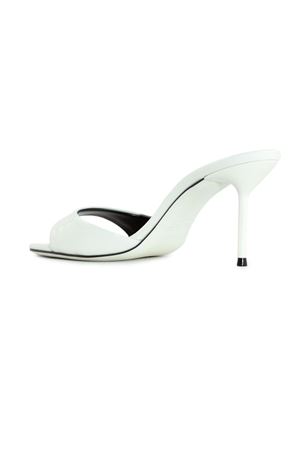 Lidia white patent leather mules PARIS TEXAS | PX1141XVN01WHITE